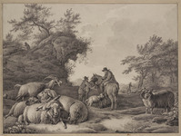 W 073
<br/>
Landschap met vee en herders
<br/>
<em>Thier, Barend Hendrik (1743-1811)</em>
